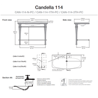 Victoria + Albert Candella 114 Washstand