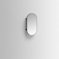 Ex.t Arco Oval Verticle Mirror Black