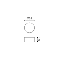 Ex.t Arco Mirror S / Black