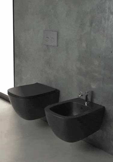 GENESIS Senzabrida Compact Wall-Hung Toilet Pan & Soft Close Seat Kit - COLOUR