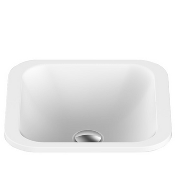 Honour Solid Surface Gloss White Basin 365x365mm