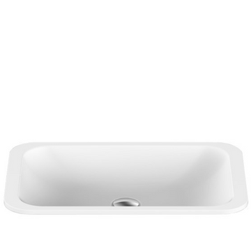 Hope Solid Surface Matte White Basin 495x255mm