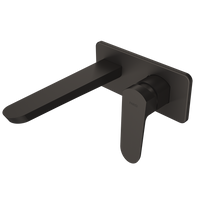 Parisi Loom Wall Mixer with 180mm Spout on Plate - Fucile