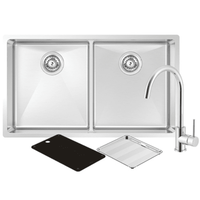 Abey Montego Double Sink with 3K4 Kitchen Mixer