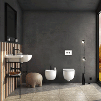 MODE Senzabrida Wall-Hung Toilet Pan & Soft Close Seat Kit - COLOUR