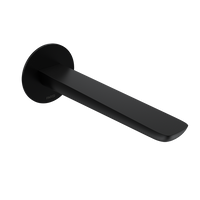 Parisi Slim II Wall Bath Spout 190mm - Matte Black