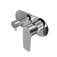 Parisi Slim II Wall Mixer with 2-Way Diverter - Chrome