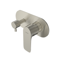 Parisi Slim II Wall Mixer with 2-Way Diverter - Brushed Nickel