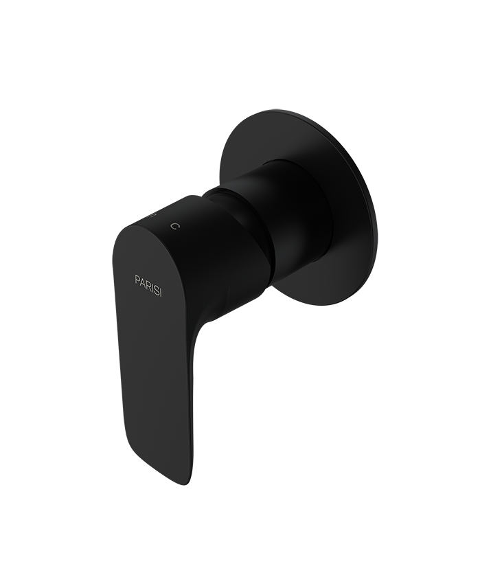 Parisi Slim II Wall Mixer - Matt Black