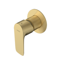 Parisi Slim II Wall Mixer - Brushed Brass