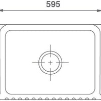 SHAWS Bowland 600 Sink