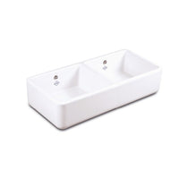 SHAWS Double Bowl 1000 Sink | The Source - Bath • Kitchen • Homewares