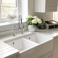 SHAWS Double Bowl 1000 Sink | The Source - Bath • Kitchen • Homewares