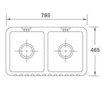 SHAWS Ribchester 800 Sink | The Source - Bath • Kitchen • Homewares