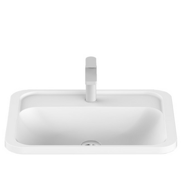 Strength Solid Surface Matte White Basin 545x425mm