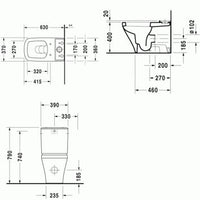 Duravit Durastyle Close-coupled Toilet
