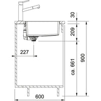 Franke Maris MRX 260-34-19 - SBL - 3 Way Install - Stainless Steel