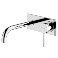 Oliveri Venice Chrome Curved Wall Mixer Set