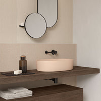 Ex.t Arco Oval Verticle Mirror Black