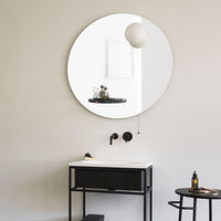Ex.T Float Mirror Black Marble