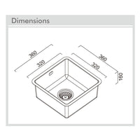 Abey BS1 Bar Sink