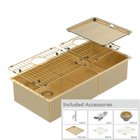 Abey Piazza One & 3-4 Square Bowl Eureka Gold