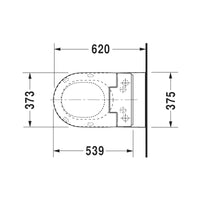 Duravit Starck 2 SensoWash Slim Wall Mount Toilet