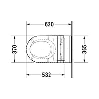 Duravit Starck 3 SensoWash Slim Wall Mount Toilet