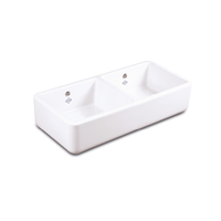 Shaws Double Bowl 800 Fireclay Butler Sink