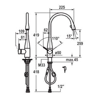 KWC Eve Pull Out Sink Mixer