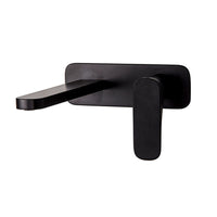 Fima Quad Wall Mounted Basin Mixer 162mm - Matte Black