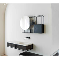 Ex.t FELT - Wall mounted modular system - Composition 2 - Black