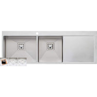 OLIVERI Professional Series 1 & 3/4 Bowl Topmount Sink with Drainer | The Source - Bath • Kitchen • Homewares
