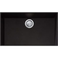 OLIVERI Santorini Black Mega Bowl Undermount Sink | The Source - Bath • Kitchen • Homewares