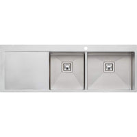 OLIVERI Professional Series 1 & 3/4 Bowl Topmount Sink with Drainer | The Source - Bath • Kitchen • Homewares