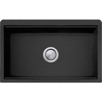 Oliveri Santorini Black Farmhouse Undermount Sink - ST-BL1584U