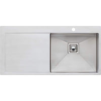 OLIVERI Professional Series Single Bowl Sink with Drainer | The Source - Bath • Kitchen • Homewares