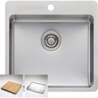 OLIVERI Sonetto Large Bowl Topmount Sink | The Source - Bath • Kitchen • Homewares