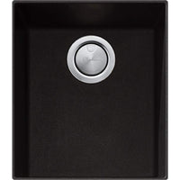 OLIVERI Santorini Black Standard Bowl Undermount Sink | The Source - Bath • Kitchen • Homewares