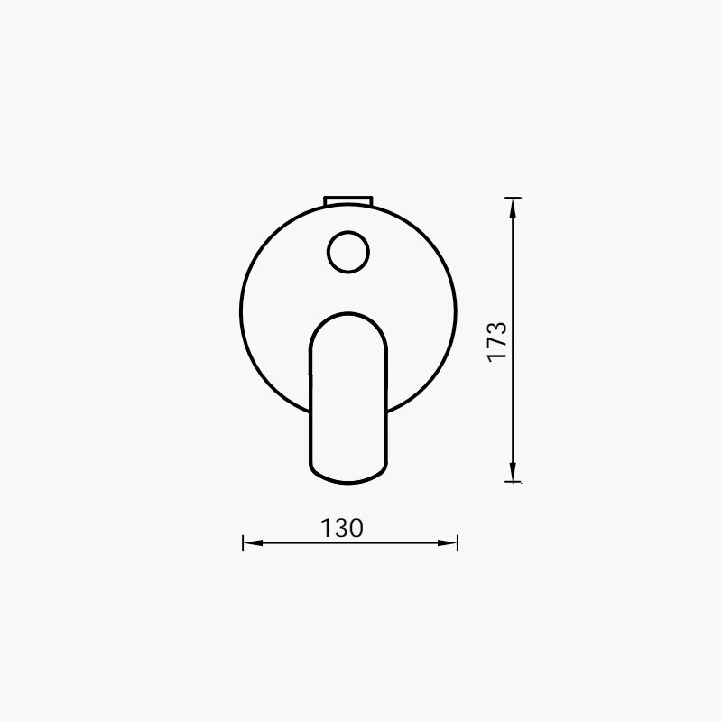 Gareth Ashton Lucia Complete Shower-Bath Diverter Mixer - Black