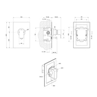 Gessi Bath-Shower Mixer with Diverter - Chrome