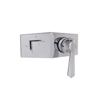 Parisi Jazz Lever Wall Mixer with 3 Way Diverter - Chrome