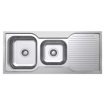 Argent Format 1080 1 & 3-4 Sink Drainer - No Tap Hole