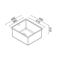 Abey Montego Single Bowl Sink
