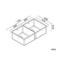 Abey Montego Double Bowl Sink