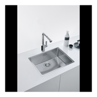 Franke Maris MRX 210-50 - Single Bowl - 3 Way Install - Stainless Steel