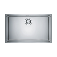 Franke Maris MRX 210-70 Single Bowl - 3 way Install - Stainless Steel