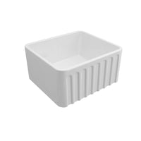 Turner Hastings Novi 50 x 46 Fine Fireclay Butler Sink Gloss White