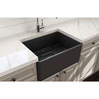 Turner Hastings Novi 60 x 46 Fine Fireclay Butler Sink Matte Black