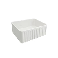 Turner Hastings Novi 60 x 46 Fine Fireclay Butler Sink Gloss White